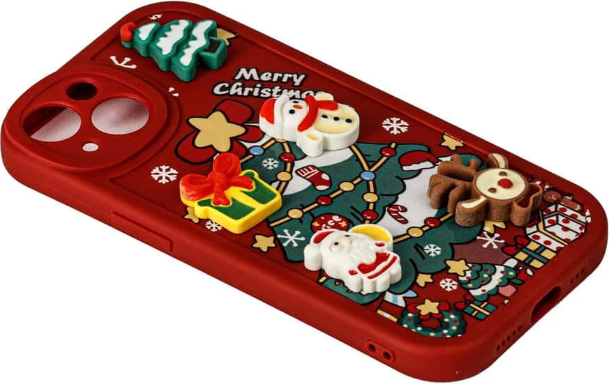 Fotroll për telefon TECH TIME Christmas Edition Cherry Red (IP11PRO)