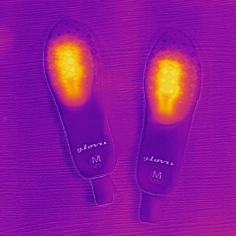 Shtroje këpucësh me ngrohje Glovii GW2M 35-40 (M), zi/kuqe, set me telekomandë + karikues + çantë
