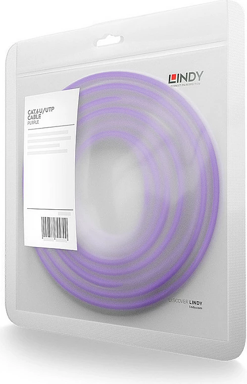 Kabllo rrjeti Ethernet LINDY Cat6 U/UTP 2m RJ45-RJ45, vjollcë
