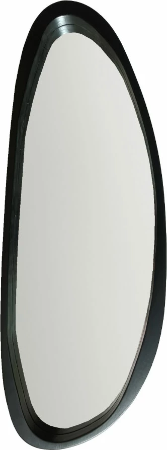 Pasqyrë Salomone, kornizë dru, ngjyrë e zezë matte, 89x33cm