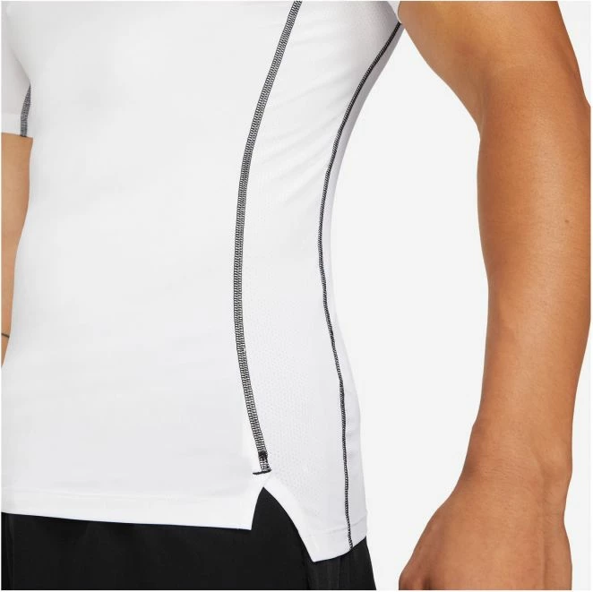 Maicë  për meshkuj Nike Pro Dri-FIT, e bardhë
