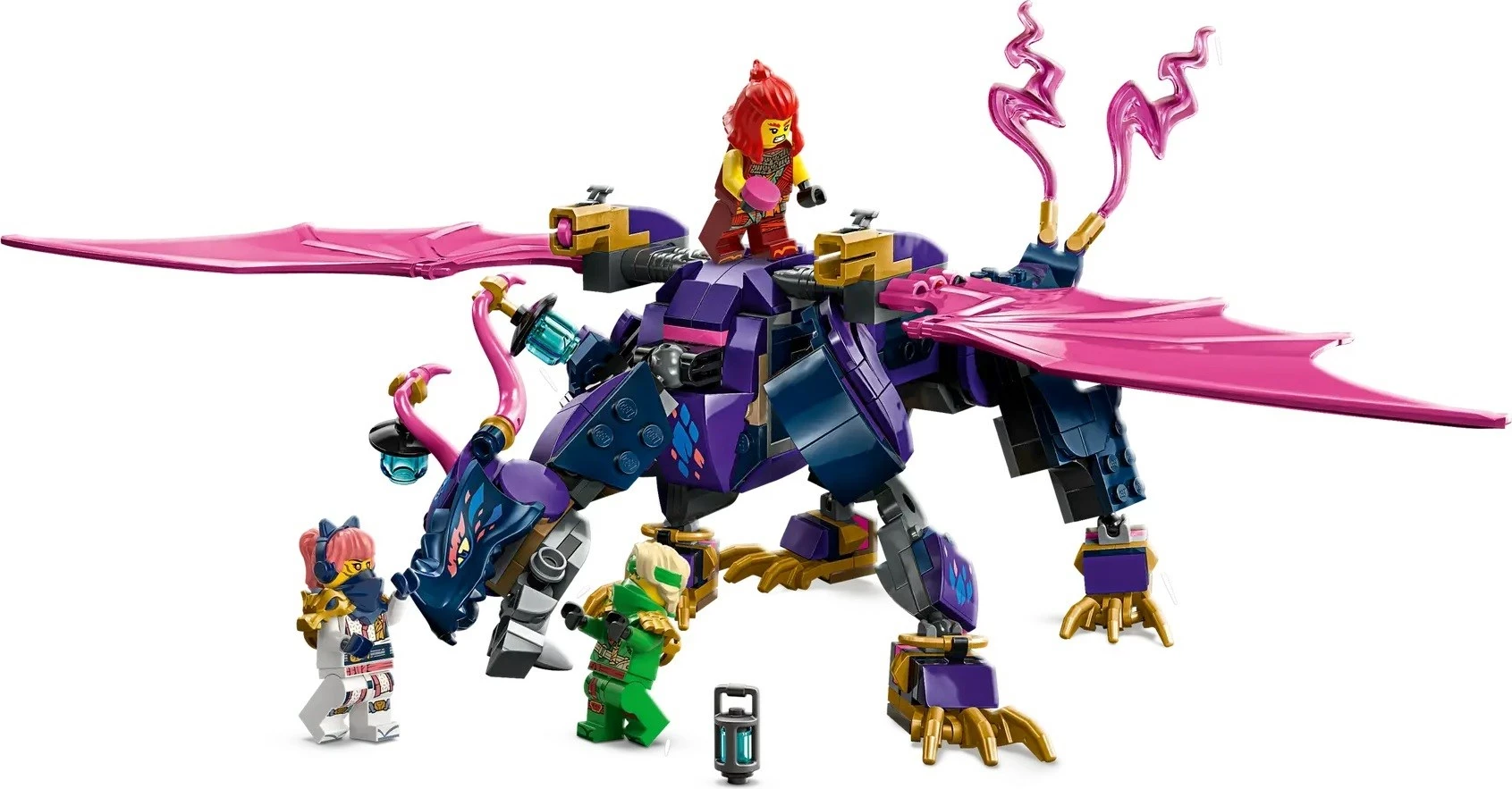 Set LEGO NINJAGO Rontu the Master Dragon 71842, 381 pjesë, 4 minifigura