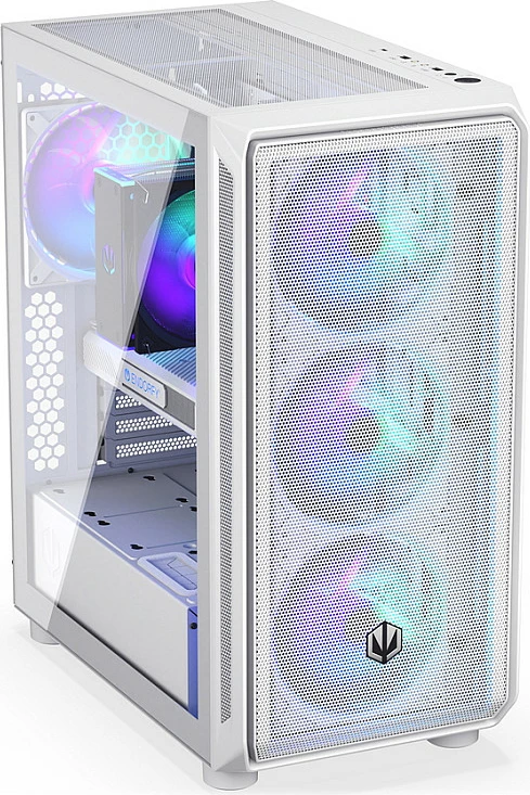 Kasë Endorfy ARX 500 ARGB, Midi Tower, xham i temperuar, 3x140mm ARGB, e bardhë