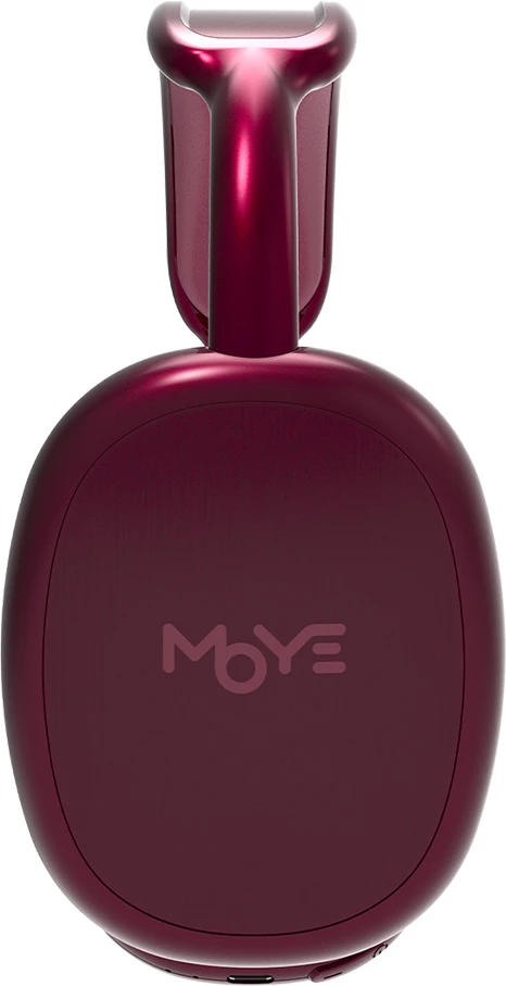 Kufje MOYE Stellar Bluetooth 5.3 me mikrofon, bateri 300 mAh (deri 36 orë), e kuqe e errët