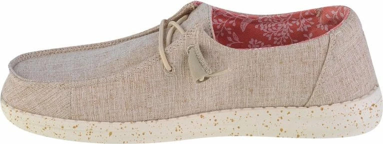 Këpucë Hey Dude për femra, ngjyrë krem