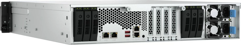 NAS QNAP TS-h3077AFU-R5-32G, AMD Ryzen 5 Pro 7645, 32GB DDR5, 2U, 30-bay, e zezë