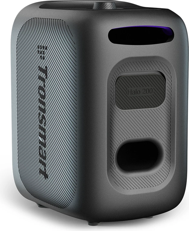 Altoparlant portativ Tronsmart Halo 200, 120W, me 2 mikrofonë wireless, i zi, set