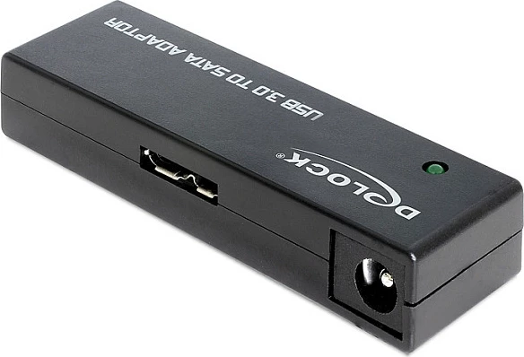 Adapter USB 3.0 në SATA III DeLOCK 62486, i zi