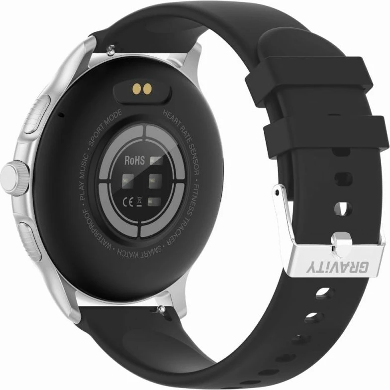 Smartwatch për femra Gravity, e zezë
