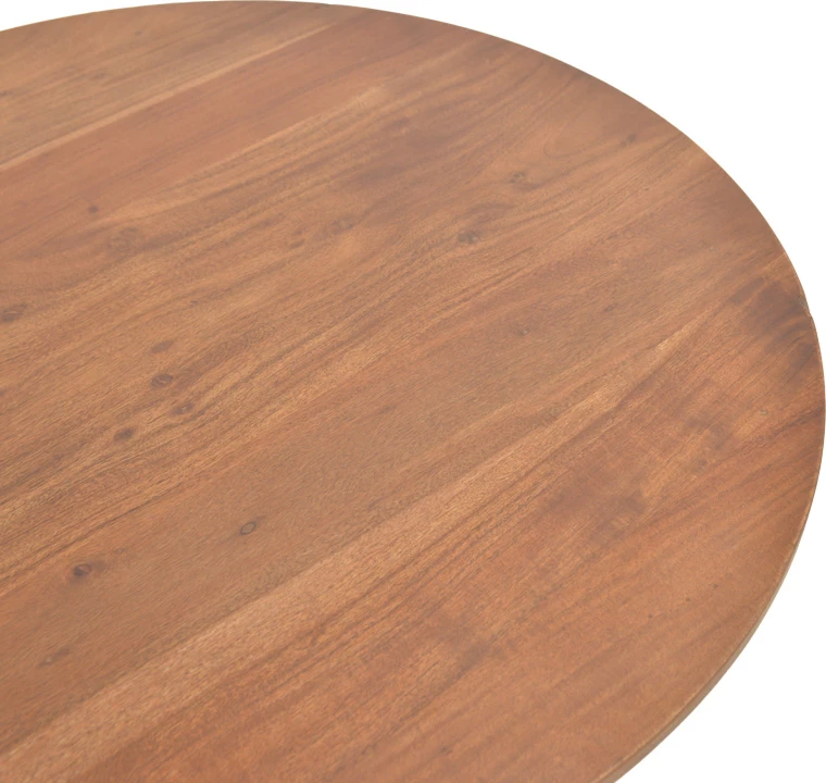 Tavolinë kafeje Canicule II, dru akacie masiv, ngjyrë arre, 80x40cm