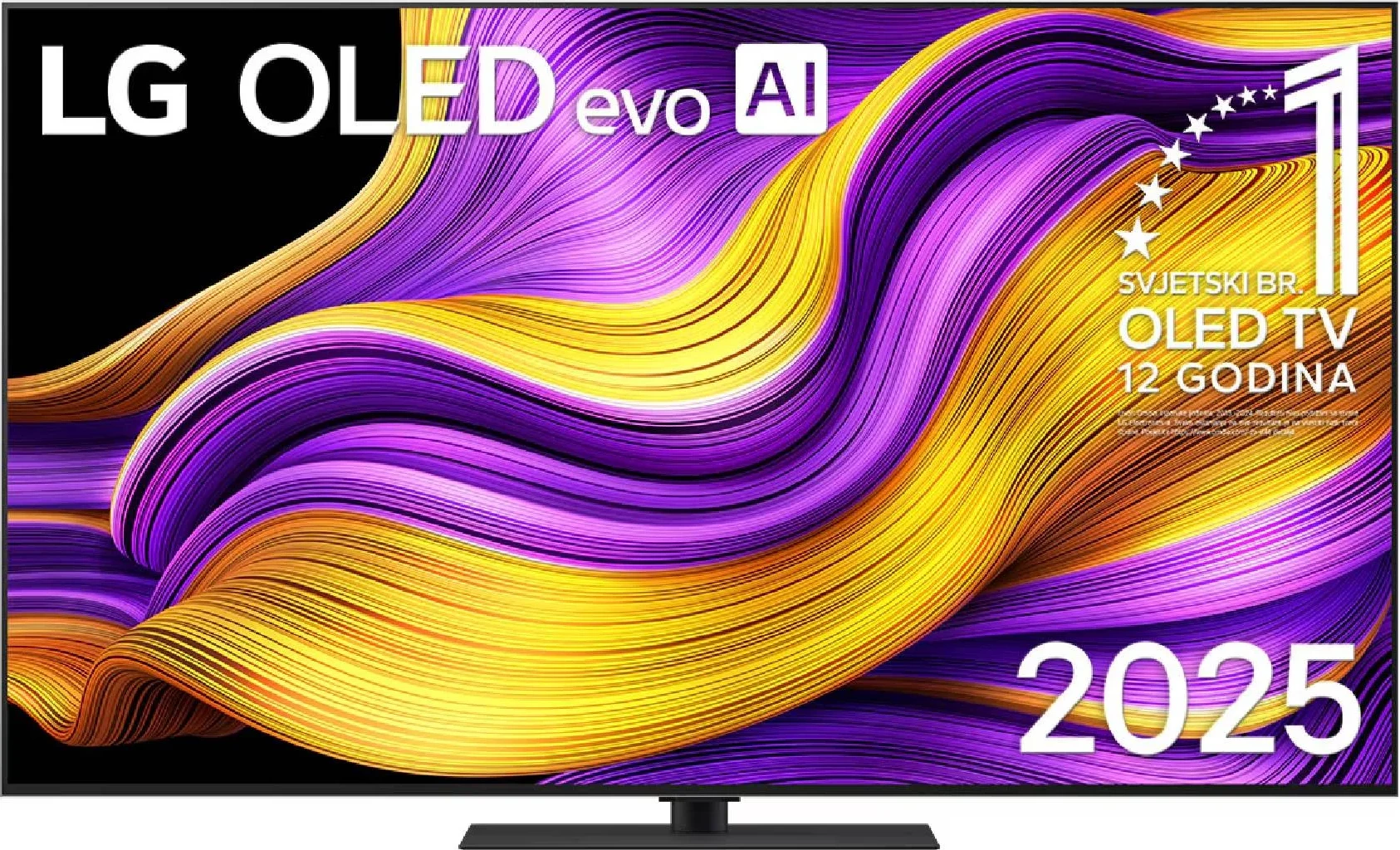 Televizor LG OLED55G53LS 55\" OLED UHD 4K Smart Gallery, me stand