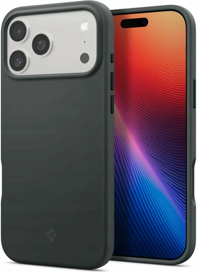 Mbështjellës Spigen Silicone Fit MagSafe për iPhone 17 Pro Max, Abyss Green