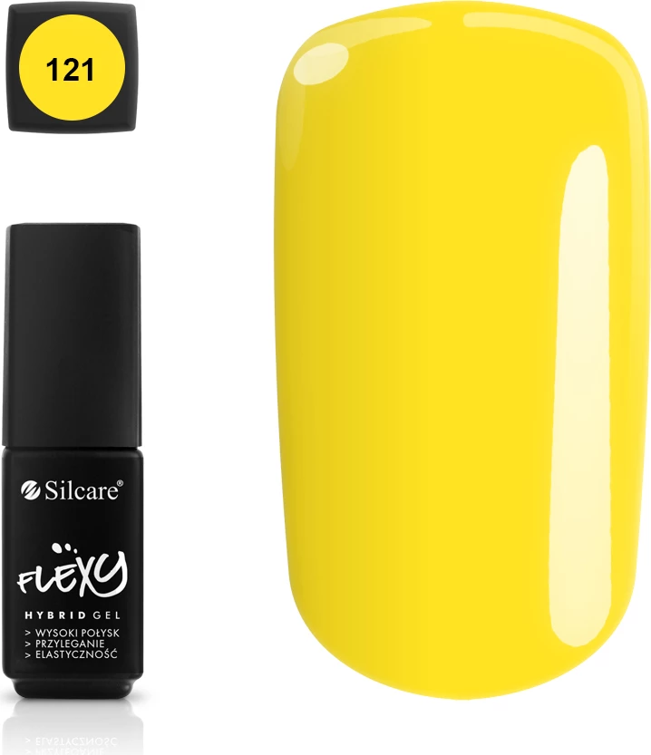 Llak për thonj Silcare Flexy Hybrid Gel 121, 4.5g