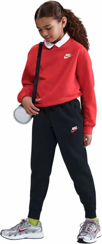 Pantallona sportive Nike Sportswear Club Fleece për fëmijë, të zeza