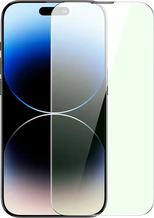 Xham i temperuar Baseus Crystal Series për iPhone 14 Pro me filtër për mbrojtje të syve