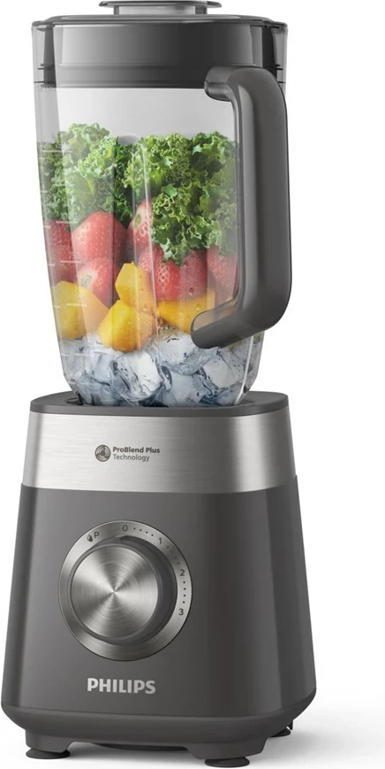 Blender Philips 5000 series HR3020/20, 2 L, 1000 W, Gri, Inoks
