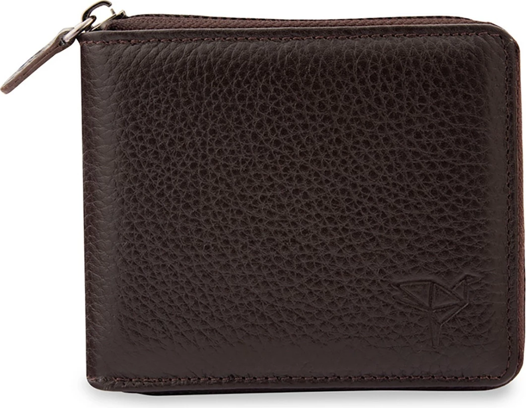 Portofol unisex Zoozie Bags, Carole, ngjyrë kafe