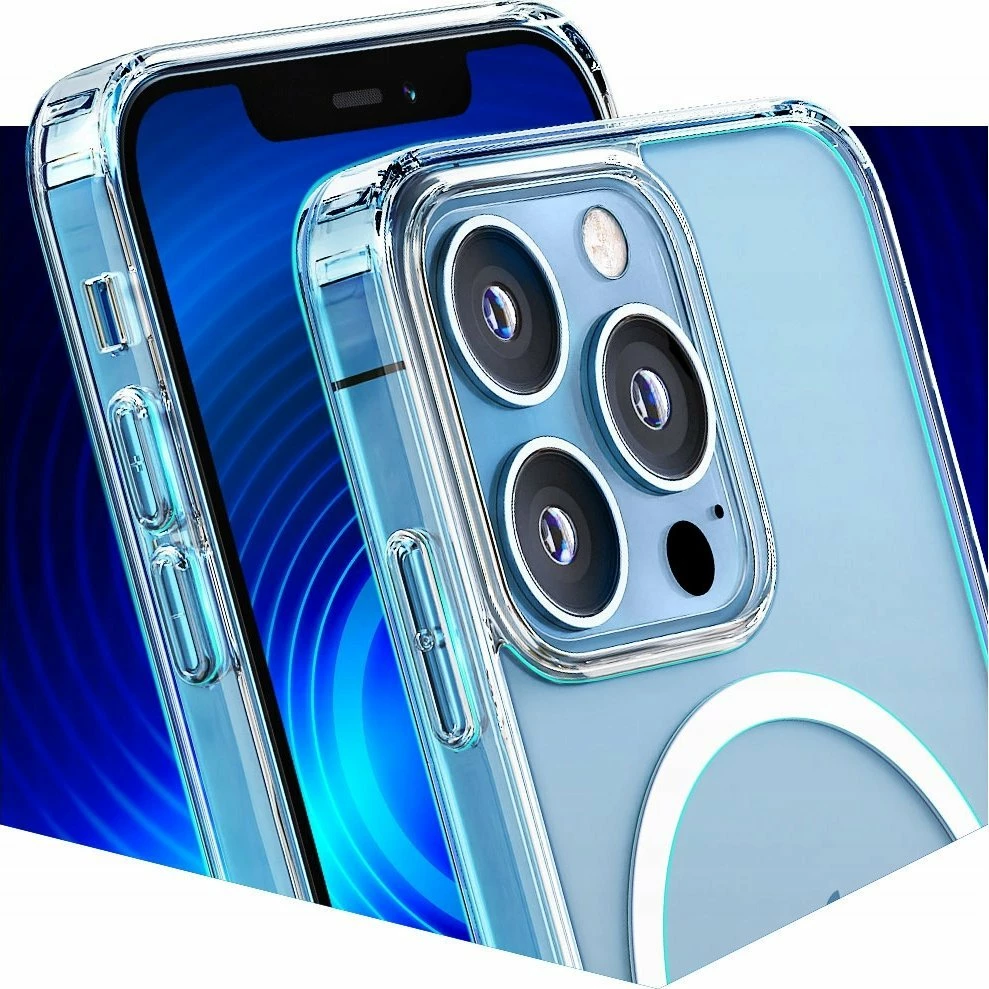 Mbështjellës 3MK MagCase për Apple iPhone 16 Pro Max, transparent