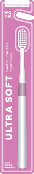 Furçë dhëmbësh Woom Ultra Soft Ultraclean rozë 1 copë