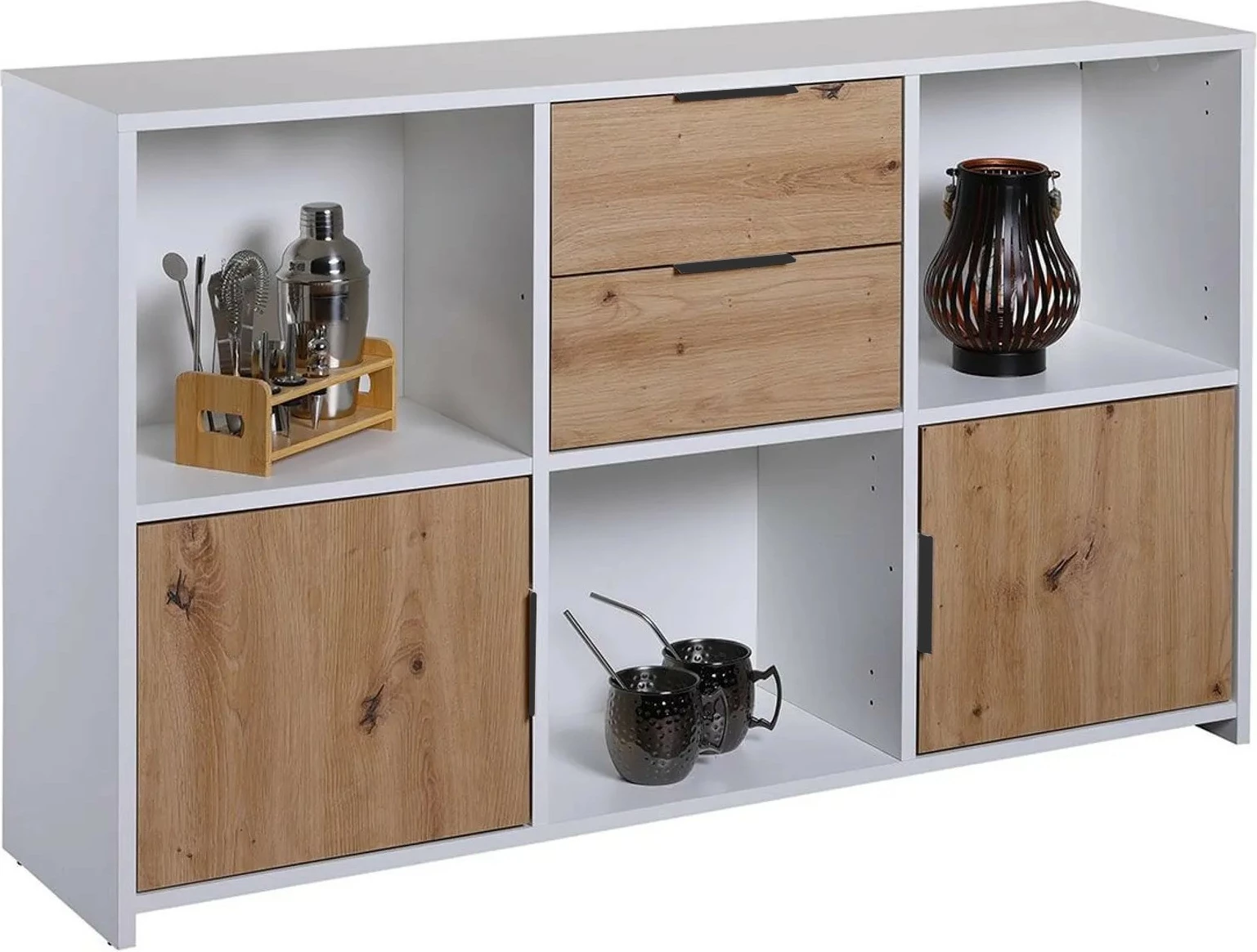 Komoda Deniro 2S2D, E bardhë