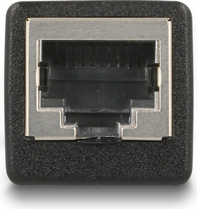 Adapter RJ50 DeLOCK, femër-femër, F/UTP, i zi