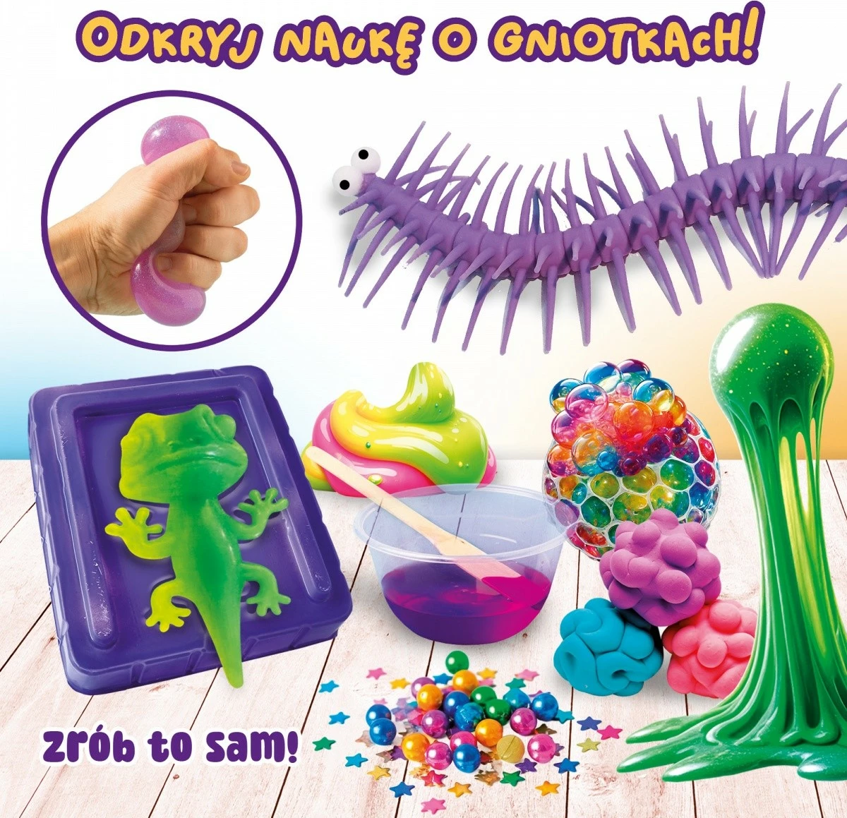 Set shkencor Slumi Science, Lisciani, Slime Laboratory, shumëngjyrësh