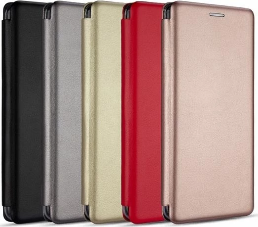 Mbështjellës NoName Galaxy Note 10 magnetic me kapak, plastikë, gri çelik