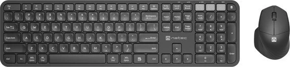 Set pa tela Natec Octopus 2, Maus dhe Tastaturë, Bluetooth dhe Radio Valë