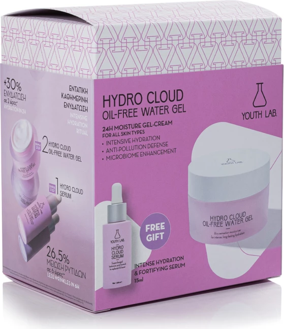 Set për fytyrë Youth Lab Hydro Cloud Water Gel & Serum Set – Limited Edition