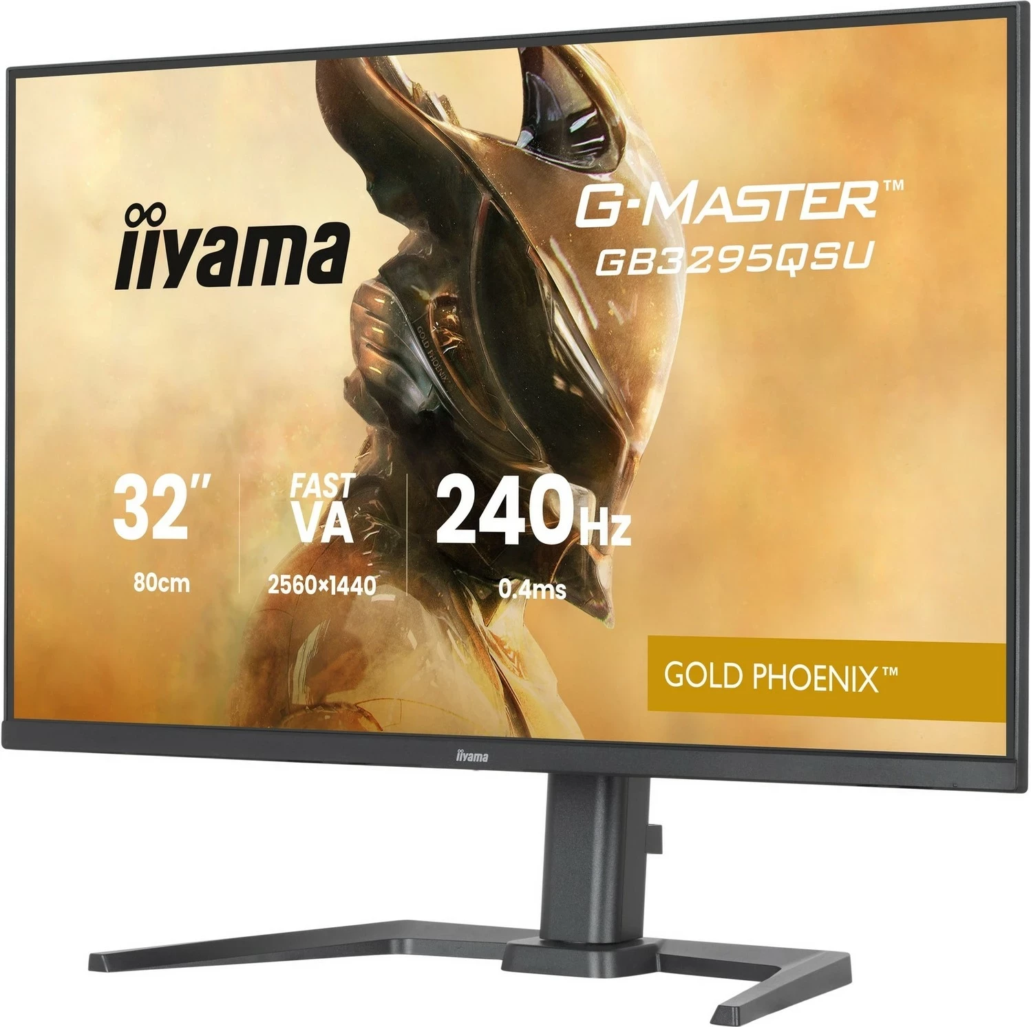 Monitor gaming iiyama G-Master GB3295QSU-B1, 31.5 inch, QHD, 240Hz, Fast VA, i zi