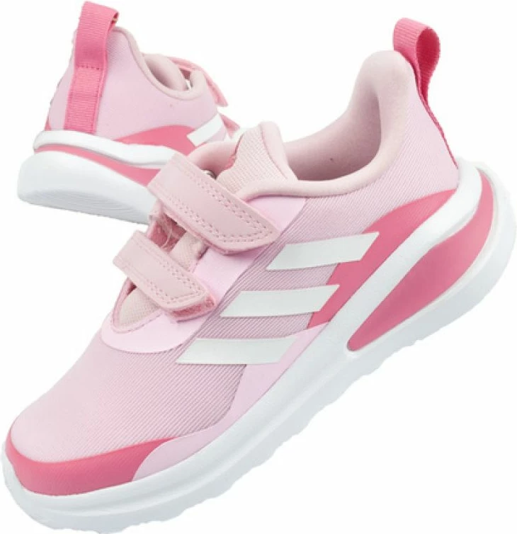 Atlete për vajza adidas FortaRun, të kuqe