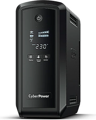 UPS CyberPower CP550EPFCLCD, 550VA/350W, Pure Sine Wave, LCD, 6 priza, e zezë