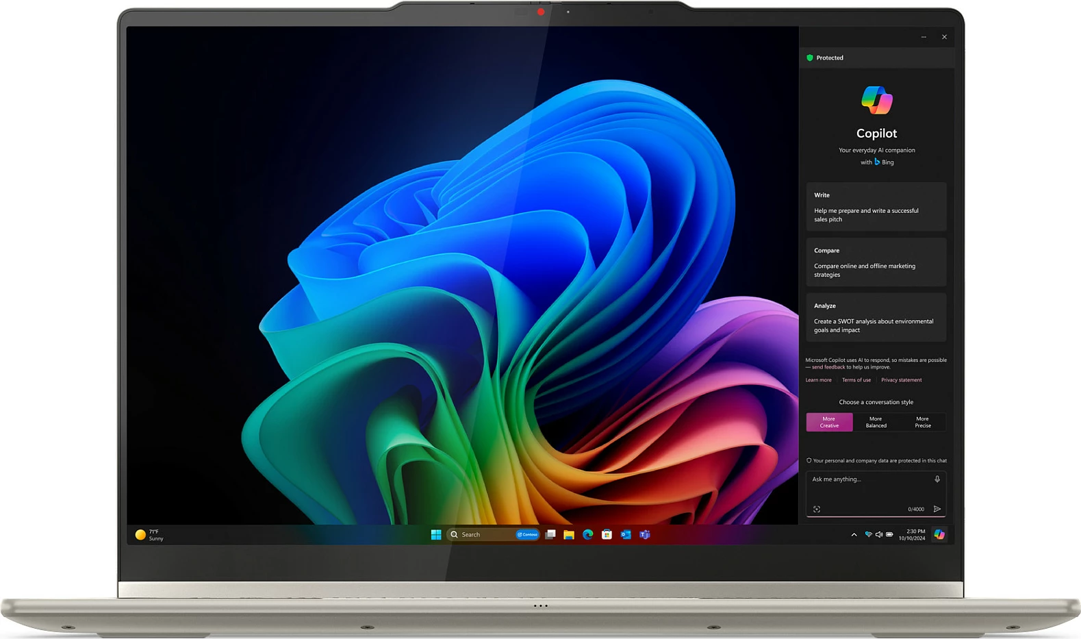 Kompjuter Lenovo Yoga 7i 2-in-1 14ILL10, 14" OLED, Core Ultra 5, 16GB/1TB SSD, Win11, stift, bardhë