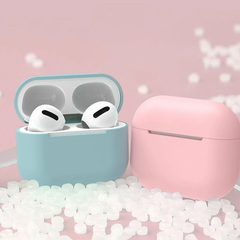 Mbështjellës silikoni për kufje AirPods 3 Hurtel, Blu e errët