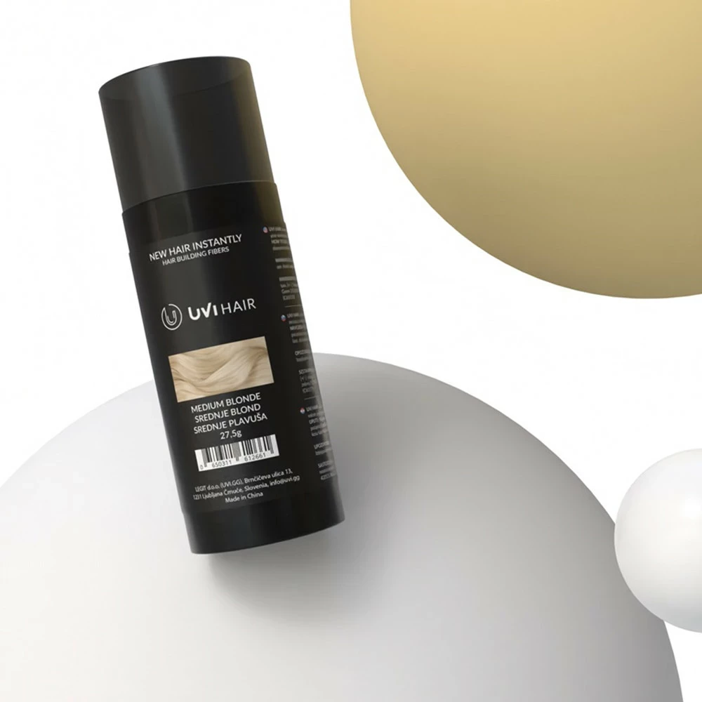Fije keratine për flokë UVI Hair Medium Blonde 27.5 g (deri 50 aplikime)