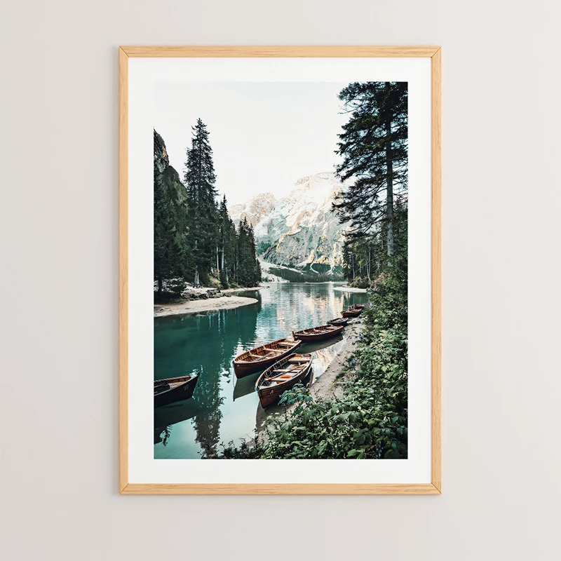 Pikturë muri në kornizë, liqen, print digjital, shumëngjyrëshe, 33x1.5x48cm