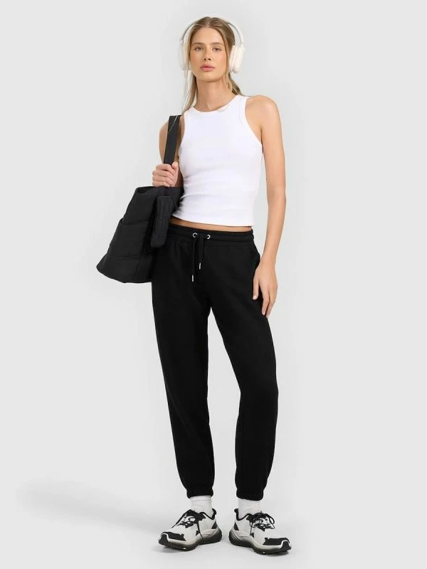 Pantallona jogger për femra 4F 4FRAW25TTROF1846-20S