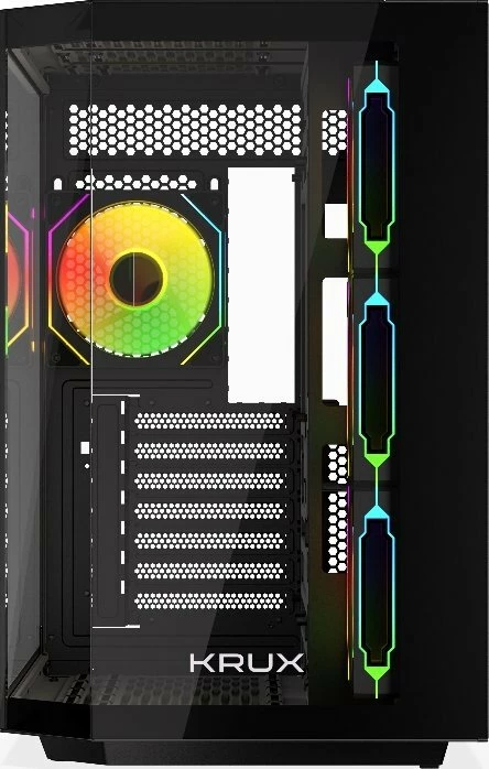 Kasë Krux Empero ARGB (KRXD010) midi tower ATX, e zezë