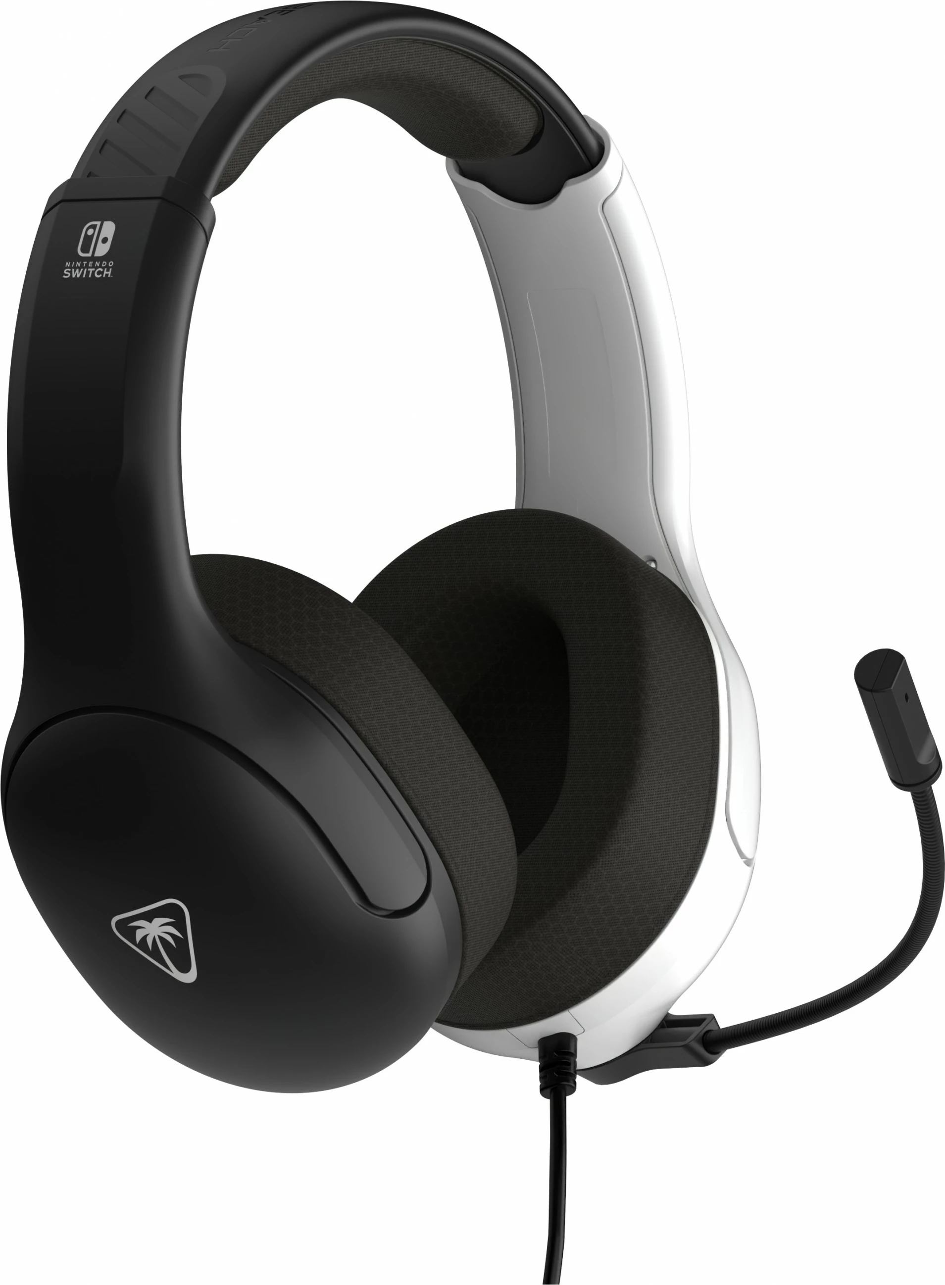 Kufje Turtle Beach Airlite Fit, gaming, me mikrofon, bardhë/zezë