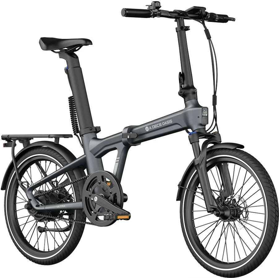 Biçikletë elektrike palosëse A DECE OASIS (ADO) Air 20 Ultra V2026, 250W, bateri 37V 10Ah, 20\", deri 100 km, gri