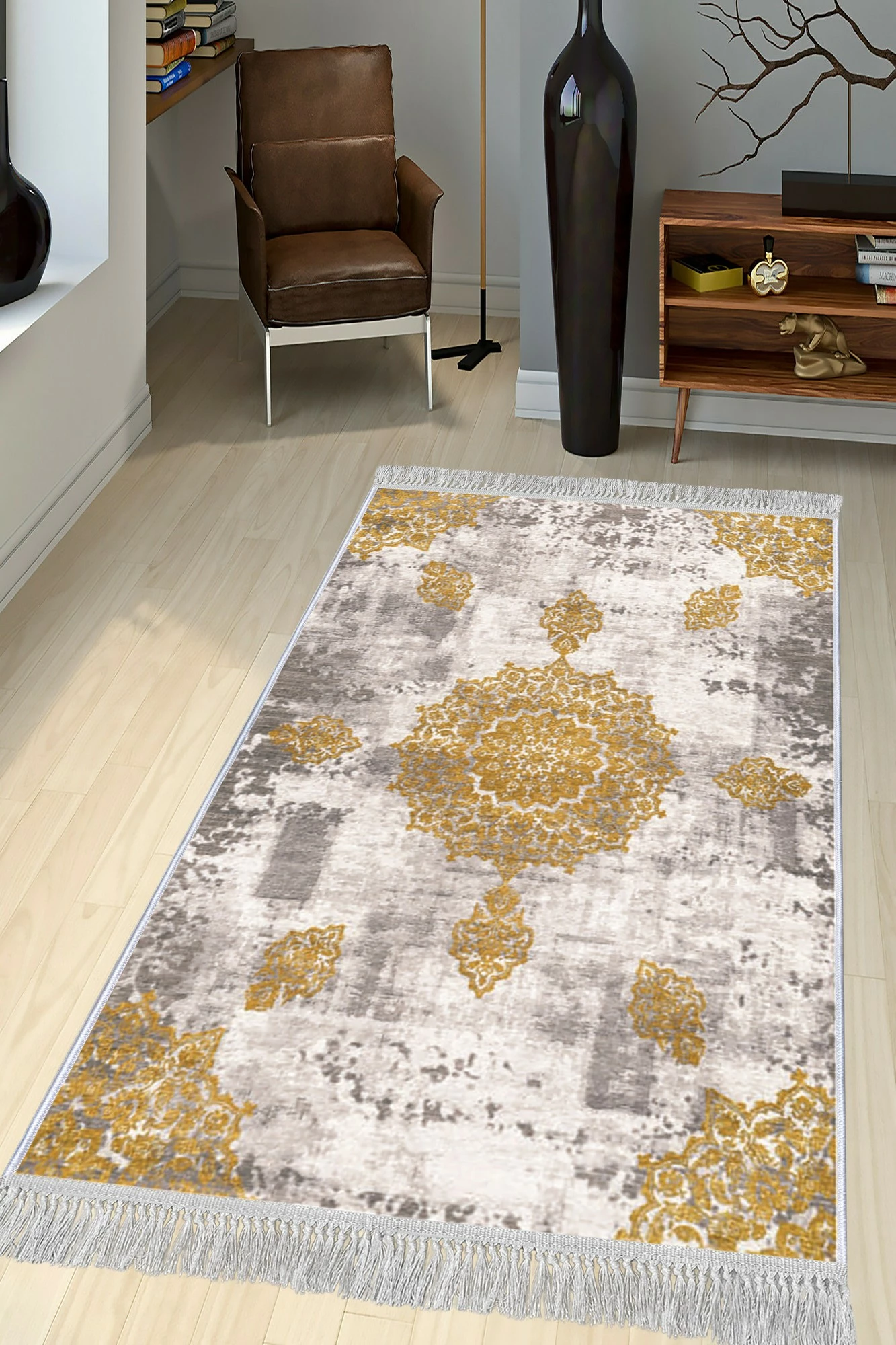 Qilim Velvet Conceptum Hypnose, shumëngjyrësh, 80x120cm, Els1104