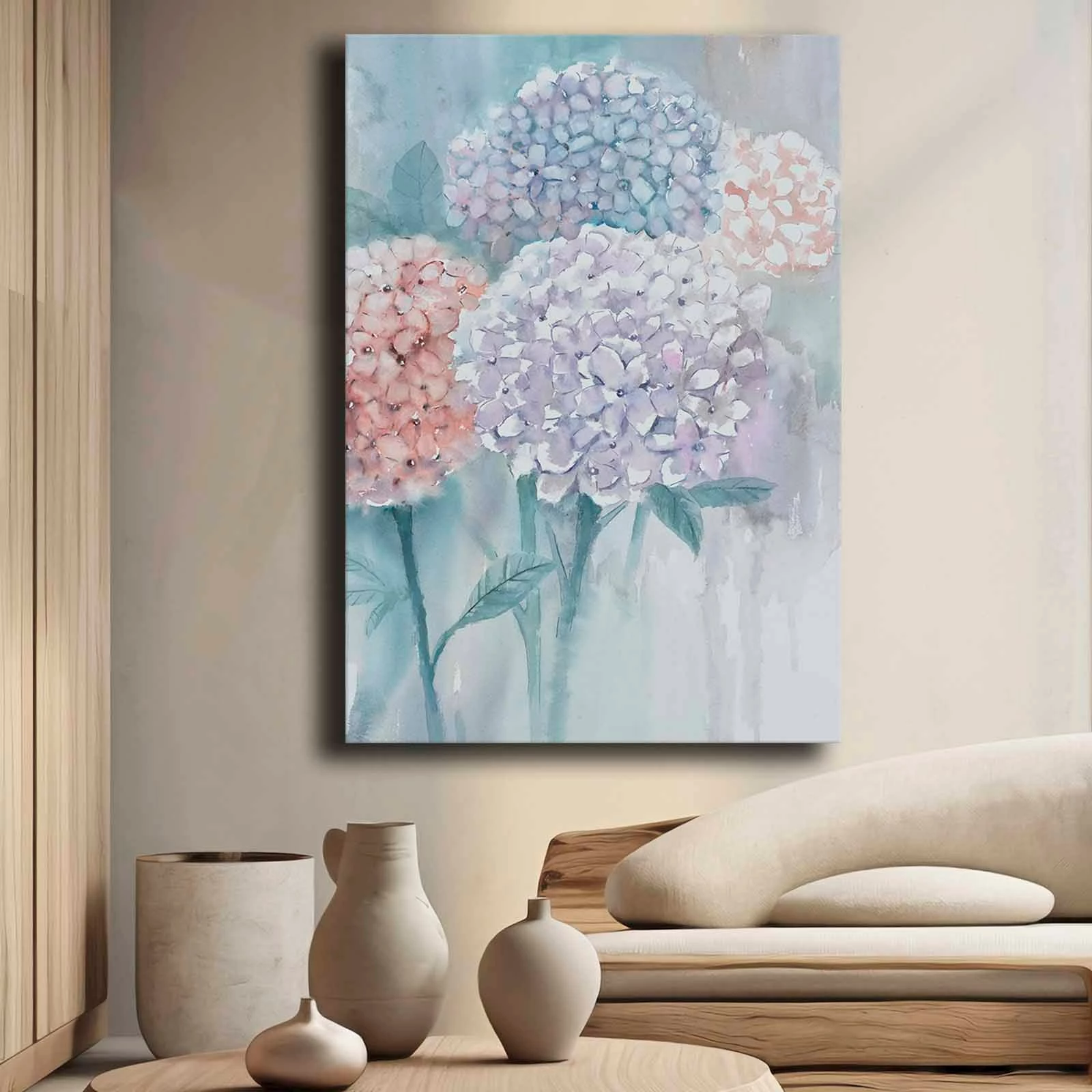 Pikturë dekorative në kanavacë, shumëngjyrëshe, 70x100cm, Wallity