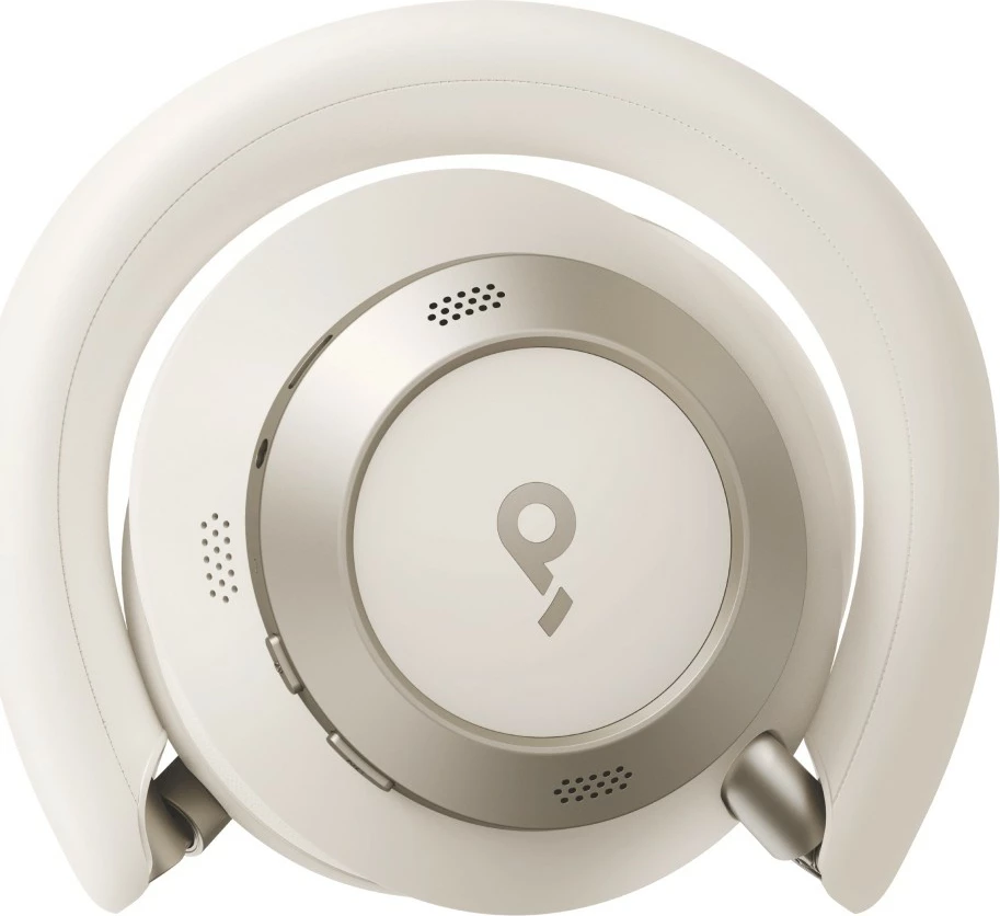 Kufje Anker Soundcore Space One Pro, Wireless, Calls/Music, Krem e Bardhë