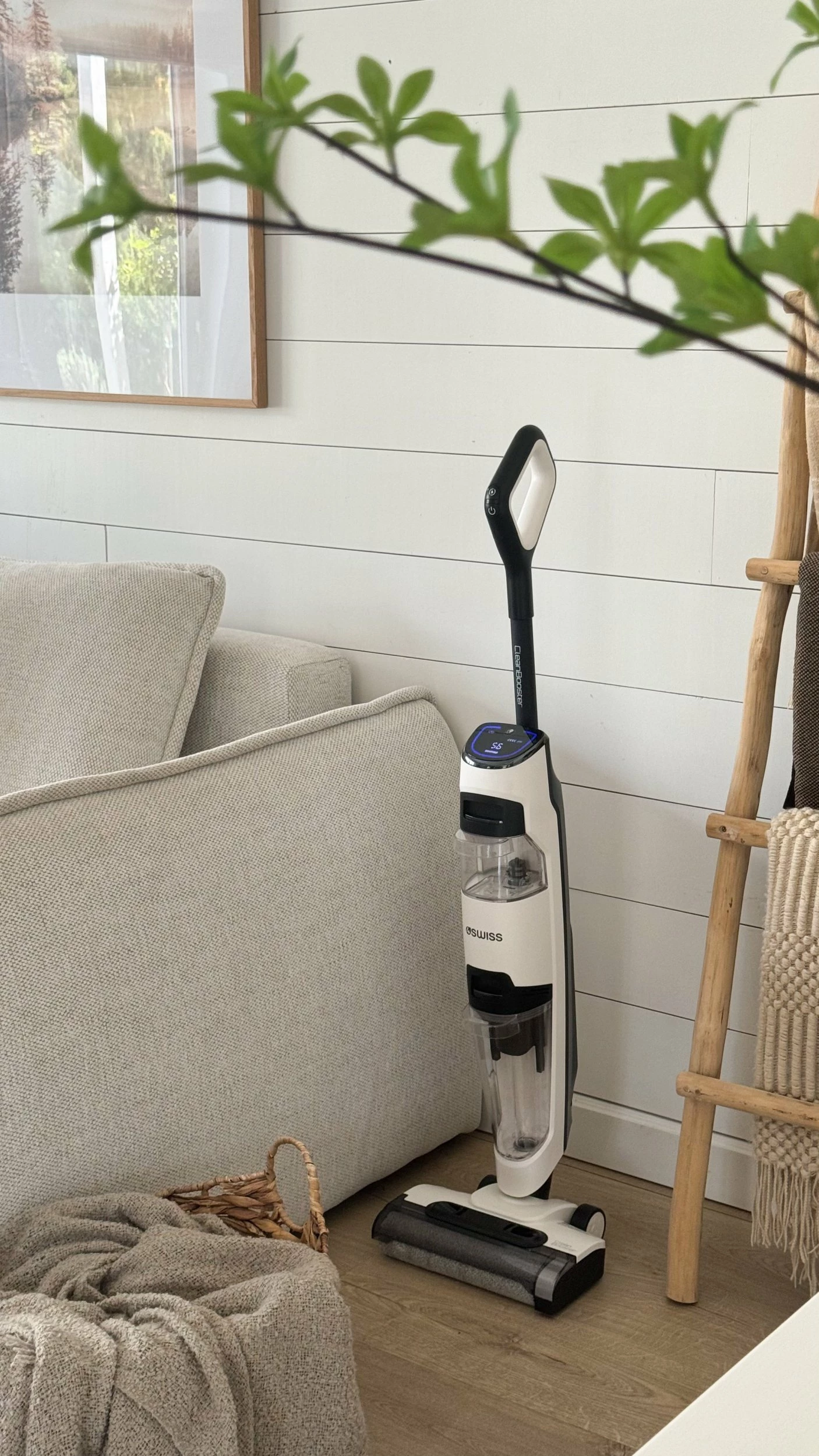 Rul furçe pastrimi dyshemeje 4Swiss CleanBooster, gri