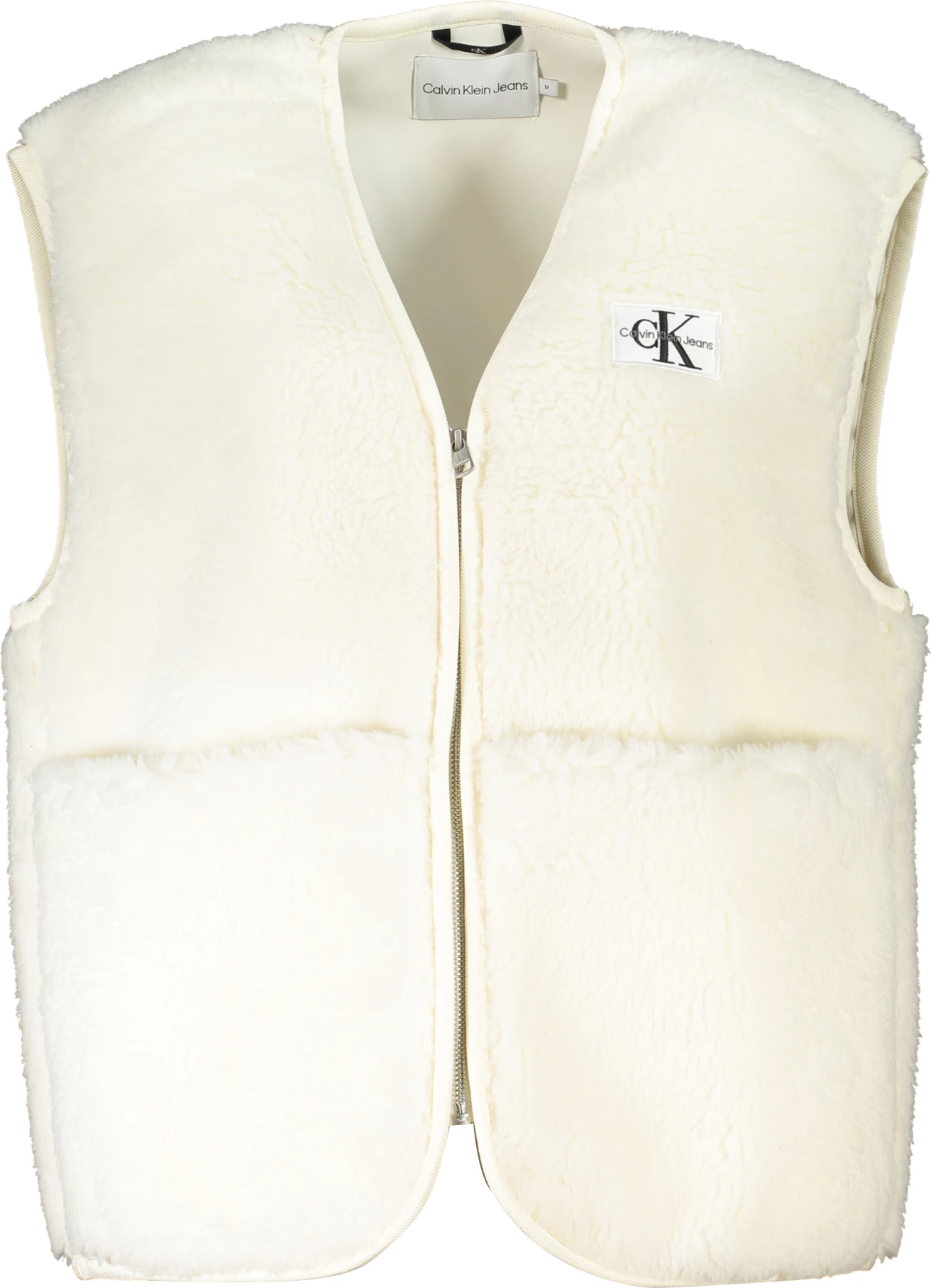 Bluzë pa mëngë CALVIN KLEIN femra, e bardhë