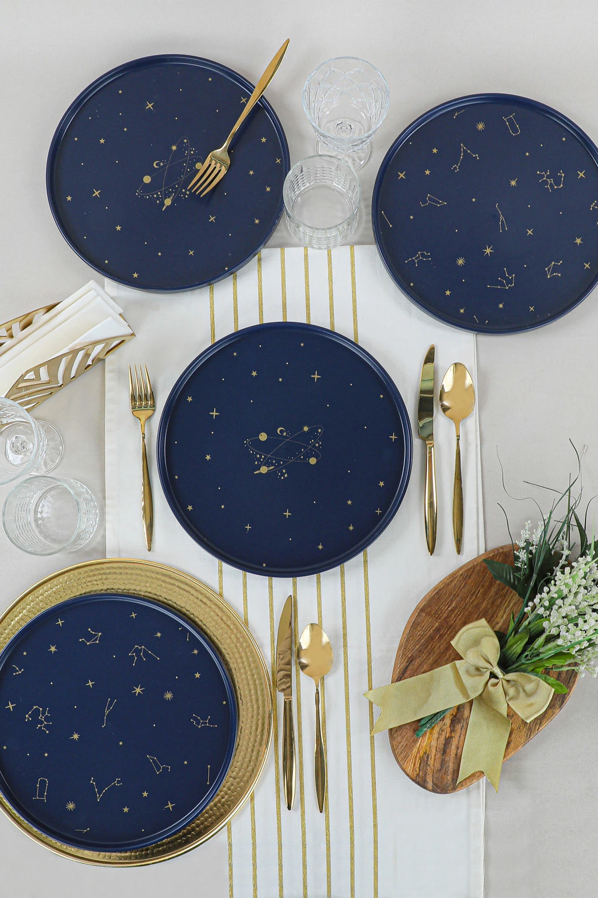 Set pjatash shërbimi (4 copë), Hermia Concept, ST038104F993A046200MATSS00