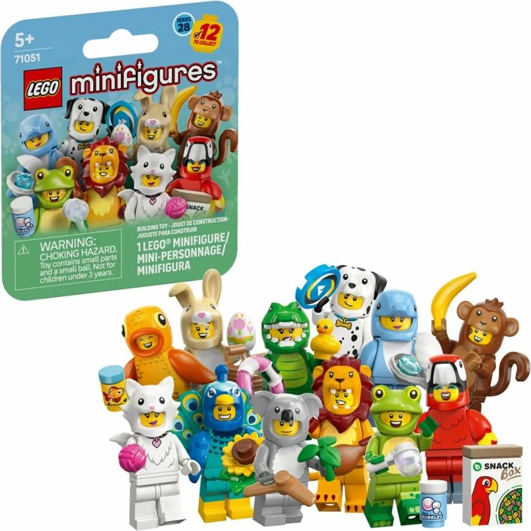 Minifigurë lodër Lego për fëmijë, Animals