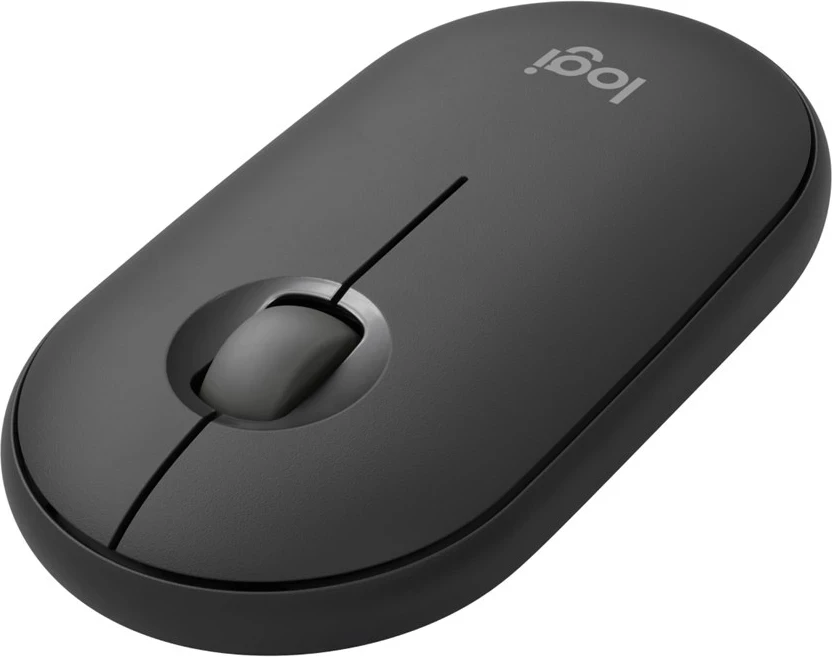 Maus Logitech 910-007015, pa kabllo, RF Wireless + Bluetooth, 4000 DPI, grafit