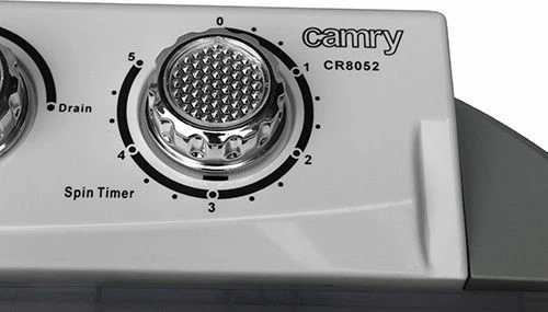 Makinë larëse portative me centrifugë Camry CR 8052, 3 kg larje / 1 kg shtrydhje, 630 W, 1300 rpm, e bardhë