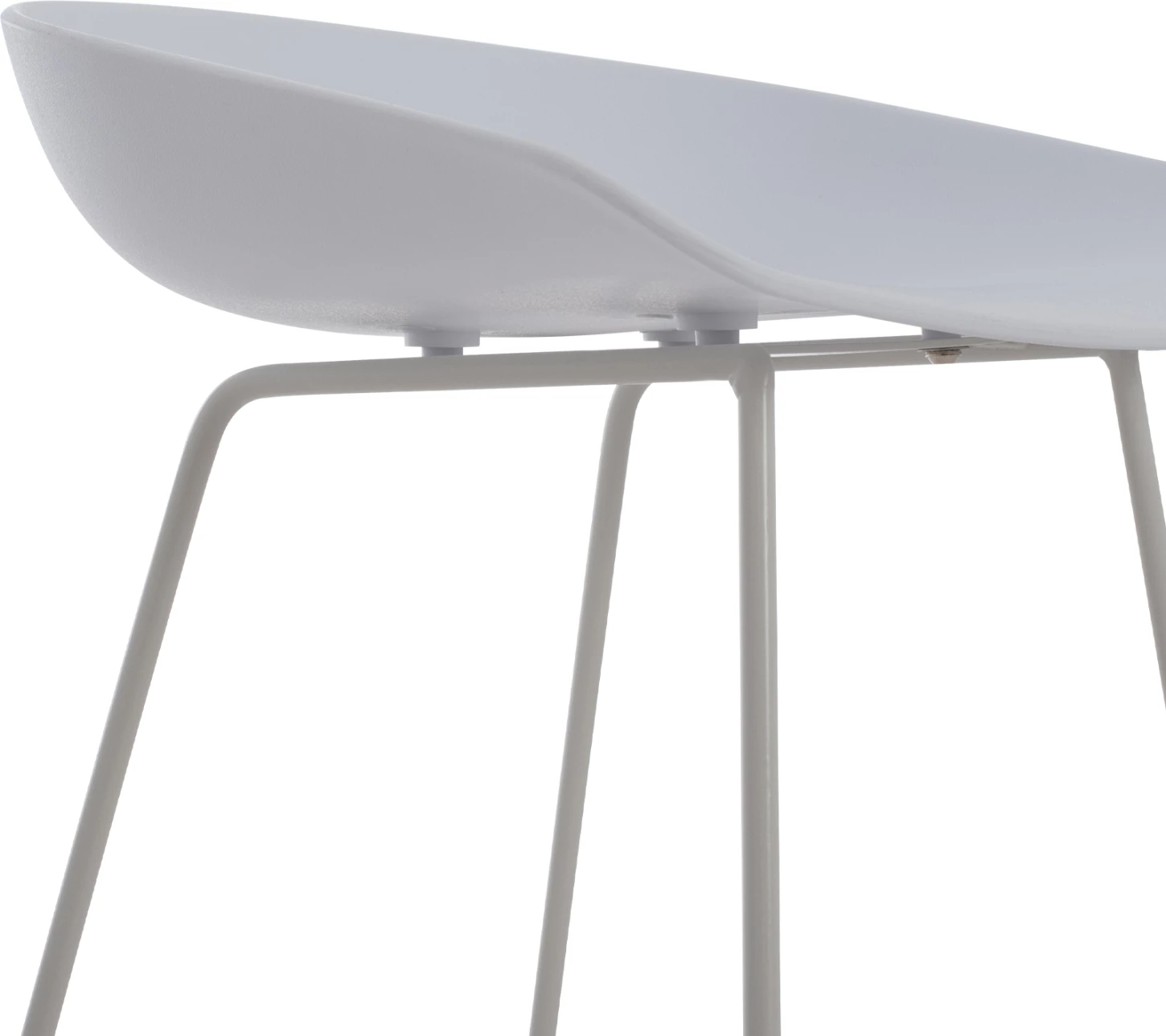 Karrige për bar FH9299.01, e bardhë, lartësi mesatare, 44x44x74, set prej 2 copë